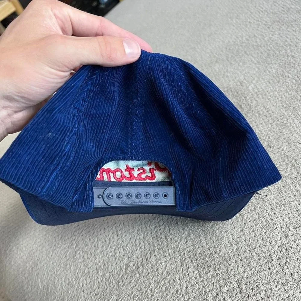Vintage‎ 1989 Detroit Pistons nba champions corduroy snap back hat